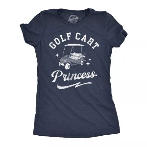 Golf Cart Princess Graphic Tee - Women